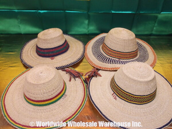 Wholesale African Straw Hats | 100% Hand-Made & Authentic